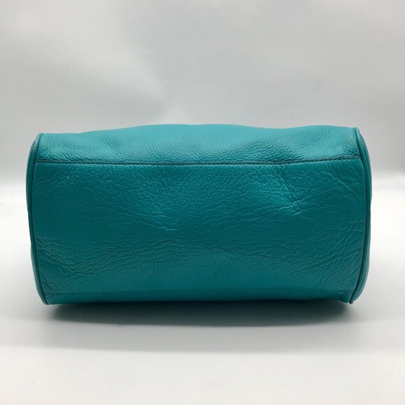 Kate Spade Teal Pebbled Leather Bexley Stevie Satchel Bag - Picture 5 of 10